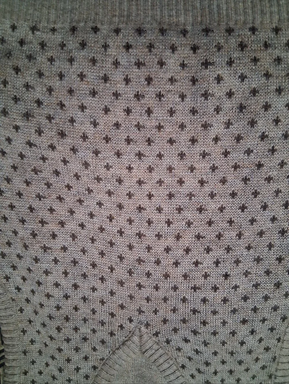 vintage knit sleeveless sweater Vest from the Fox Collection Pullover Sz 42-44